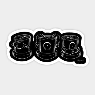 No Evil - Fat Cap Style Sticker